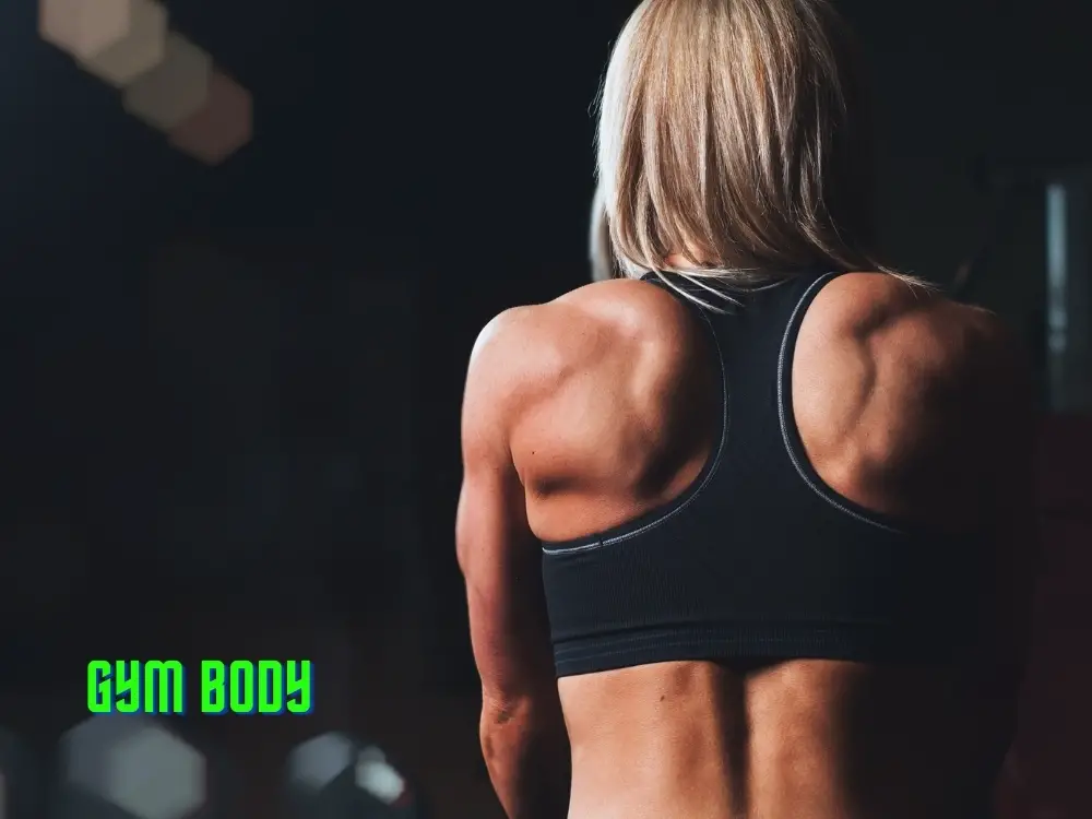 Pilates Body vs Gym Body - Example Womans Back